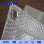 Clear Plastic Vinyl Fabric PVC Transparent Tarpaulin Flame Retardant 1000d 0606