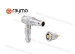 Elbow 90 Degree Circular Push Pull Connectors , Cable Mount Connector Multipole