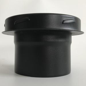 China Powder Coating Black Chimney Pipe Diameter 80mm-350mm For Wood Heater wholesale