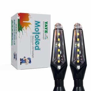 China DC12V Motorcycle LED Flowing Water Blinker Tail Flasher IP67 Bendable Turn Signals Light wholesale
