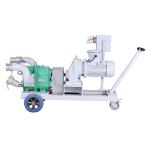 Mobile Rotary Chemical Lobe Pump FKM Rubber Pressure Resistant