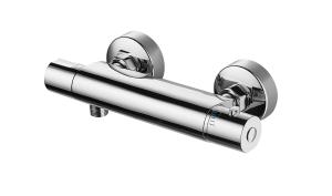 China 271mm Thermostatic Bath Shower Mixer Taps Wall Mounted Constant Temperature wholesale