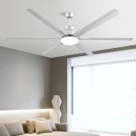70" 86" High Power Motor Industrial Ceiling Fan with Light Aluminum Blades
