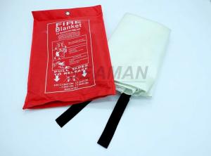 China EN1869 PVC Red Bag Marine Fire Fighting Equipment Fiber Glass Fire Blanket wholesale
