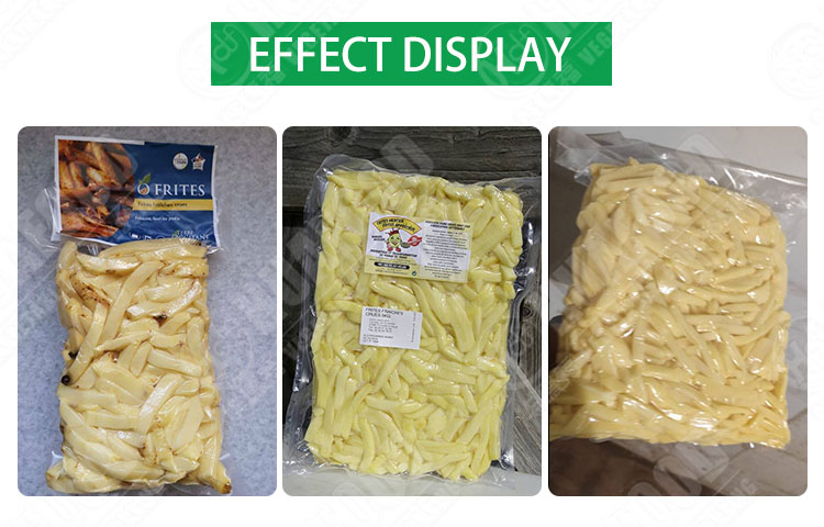 500Kg Potato Frozen French Fries Making Machine Multifunctional