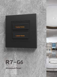 China Backlight Style Tact Wall Switch RS485 Light Controlling Wall Mounted Switch wholesale