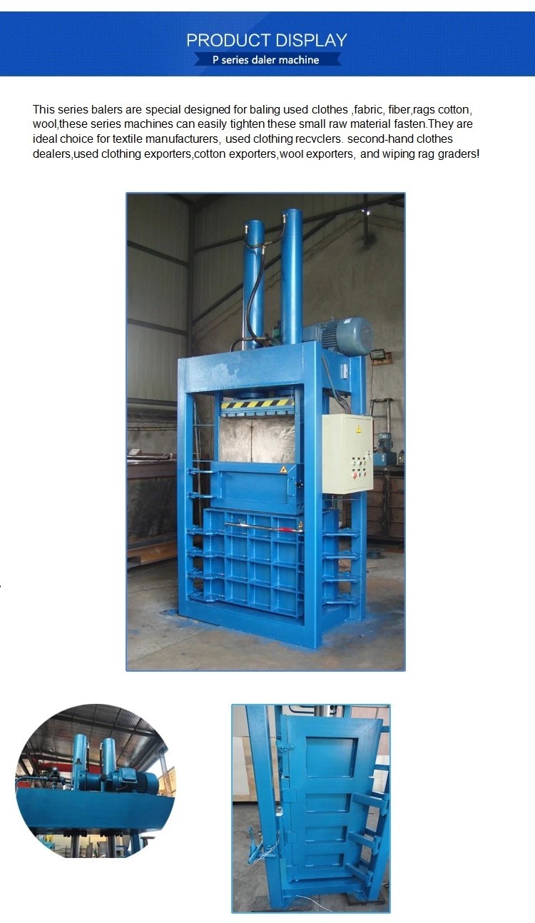 Used Clothes Baler / Used Clothes Bundling Machine