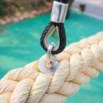 Children Suspension Hanging Rope Bridge UV Stabilized For Playground
