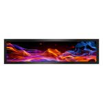 Balck White Stretched LCD Display Metal Enclosure For Supermarket Shelves
