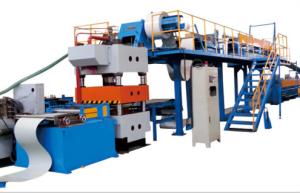 China PLC Continuous PU Sandwich Panel Production Line Material Thickness 0.3 - 0.8mm wholesale