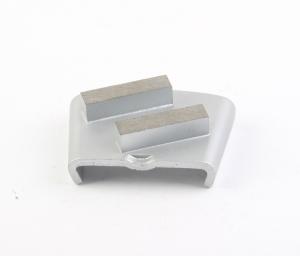 China Silver Welding Metal Bonded Concrete Grinding Plate For HTC Systems wholesale