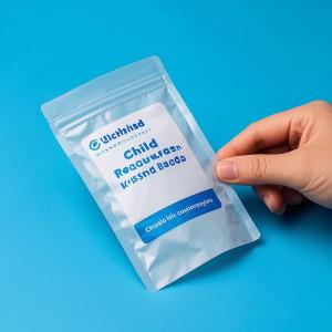 China Child Resistant Zipper Bags Easy Open For Adults Recyclable For Pharmaceuticals wholesale