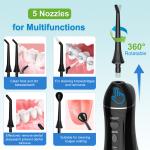 Electric Waterproof Rechargeable Dental Jet Cordless Care Professional Teeth