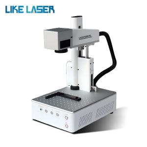 China CE Certified Portable Mini Fiber Laser Marking Machine for Plastic Pet Tag Name Plate wholesale