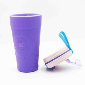 China 360ml 460ml 560ml flip top lid water bottle Spill Proof Cover With Lock wholesale