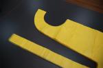 Colorful Flat Pack Disposable PE Apron , Unisex LDPE / HDPE Plastic Aprons