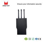 Aluminum Mobile Phone Signal Jammer 6 Bands 8-10W 2G 3G 4G Bluetooth 40m