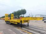 1310mm Wheel Base Lowbed Semi Trailer for Heavy Cargo Transportation