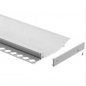 China Frameless LED Floor Channel Aluminium Alloy Surface Mounted For Skirting Board Light wholesale