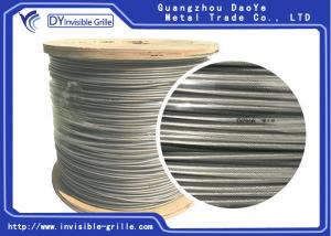 China Provide Safety Solution Customers Families Invisible Grilles Stainless Steel Wire on sale