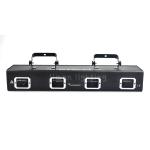 Small Power 4 Lens Four Head RGBY Multi Color Beam DJ KTV Laser Light Projector