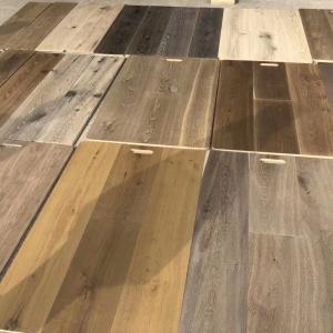 China Distressed Wide Plank Walnut Oak Engineered Flooring Three Layer Bedroom Wood Flooring wholesale