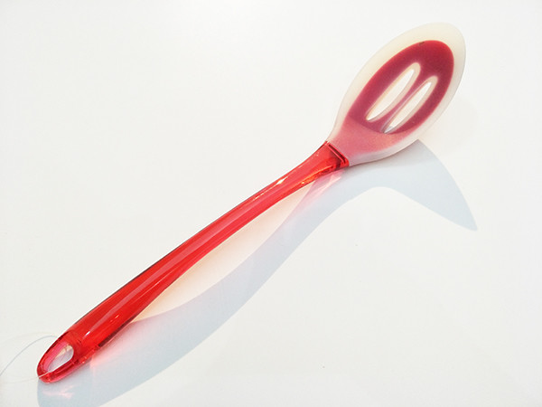 Fashionable plastic handle 7pcs silicone kitchen utensil sets with plastic handle