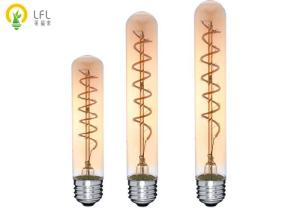 China Curved Spiral Filament Decorative LED Bulbs For Vintage Pendant Light 2200K wholesale