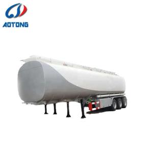 China 3 axle fuel tank trailer/50000 liters gasoline transport tank trailer/Kingpin 2&quot; or 3.5 wholesale