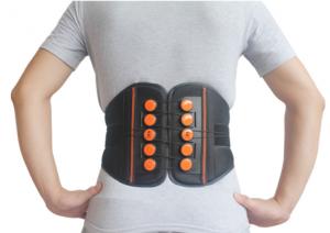 China Lower Back Pain Adjustable Back Spine Brace Support With Dual Pulley System on sale