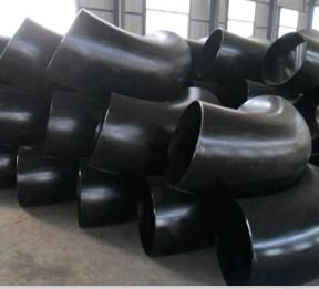 China Black Painting Carbon Steel Pipe Elbow Butt Weld Long Radius Ansi B16.9 90 Degree wholesale