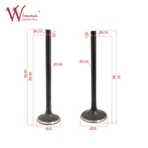 China Motorcycle Parts Intake And Engine Exhaust Valve CB125 High Performance wholesale