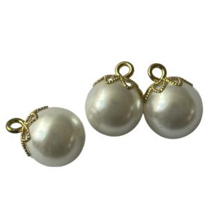 China ISO9001 MOP Shirt Buttons / Pearl Shirt Buttons With Metal Shank wholesale