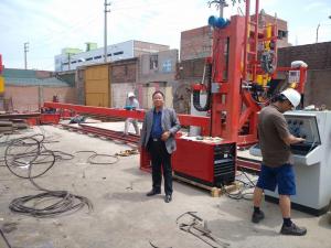 China Automatically Big Pole Pipe Making Machine / Pipe Close And Welding Machine on sale