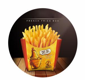China DISPOSABLE PAPER BOX, FRIED CHICKEN &amp; FRENCH FRIES BOX, GOOD QUALITY wholesale