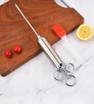 Outdoor Stainless Steel Turkey BBQ Tools And Accessories Injector Marinade Set
