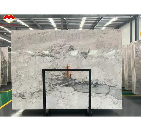 Hotel Marble Type Calcite Calacatta Gray Slab for Modern Brazil Luxury Indoor