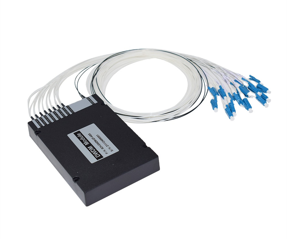 8CH 100Ghz DWDM MUX Demux CH23-CH30 Channels Dual Fiber Duplex LC UPC ABS Box