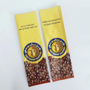 China Custom Printed Side Gusset Roasted Coffee Bag Cold Brew Coffee Beans Printing Coffee Bean Packaging Pouch wholesale