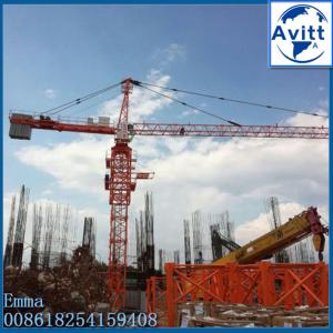 China TC5013 100m Height 1.3 Ton Hammerhead Tower Crane For Construction Projects wholesale