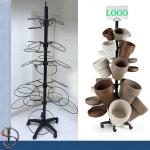 Flowerpots Display Stand / garden pots display rack / Metal Floor Display Stand