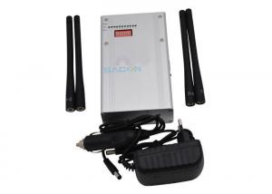 China RF Digital Cell Phone GPS Jammer 6.5w With 4 Antennas , Mobile Phone Jamming Device wholesale