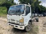Isuzu used truck lorry 4KH1Diesel Engine Cargo Truck With 2 Doors For Heavy Duty