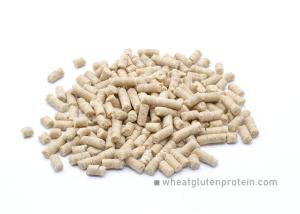 China Prawn, Fish Feed Material , Cylindrical Wheat Gluten Feed Pellets wholesale