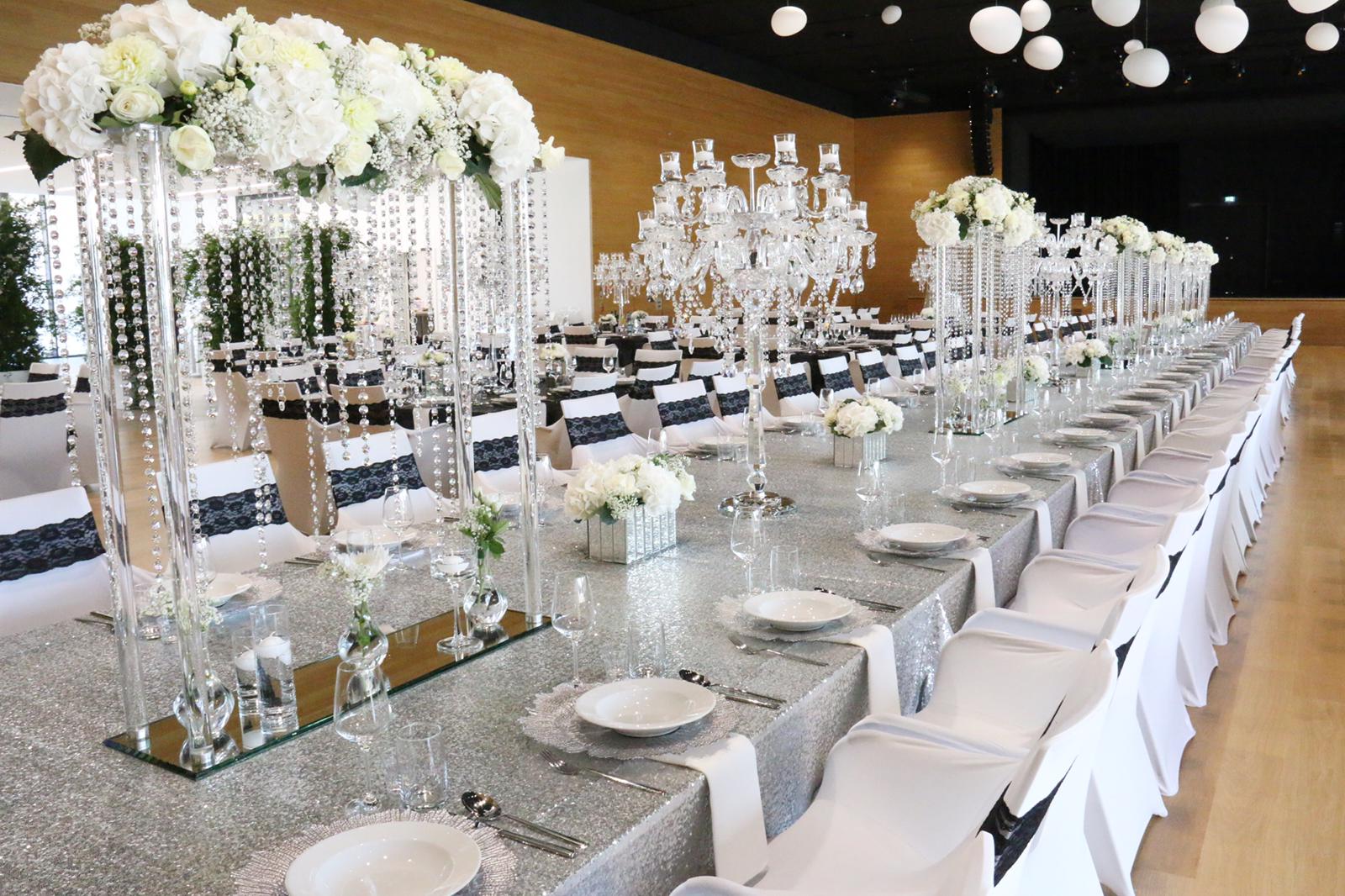 Diy Crystal Flower Stands For Weddings High Table Decor Decoration Event Arrangements