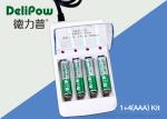 1000mAh Nimh 4 AAA Rechargeable Battery Kit For Electric Toys