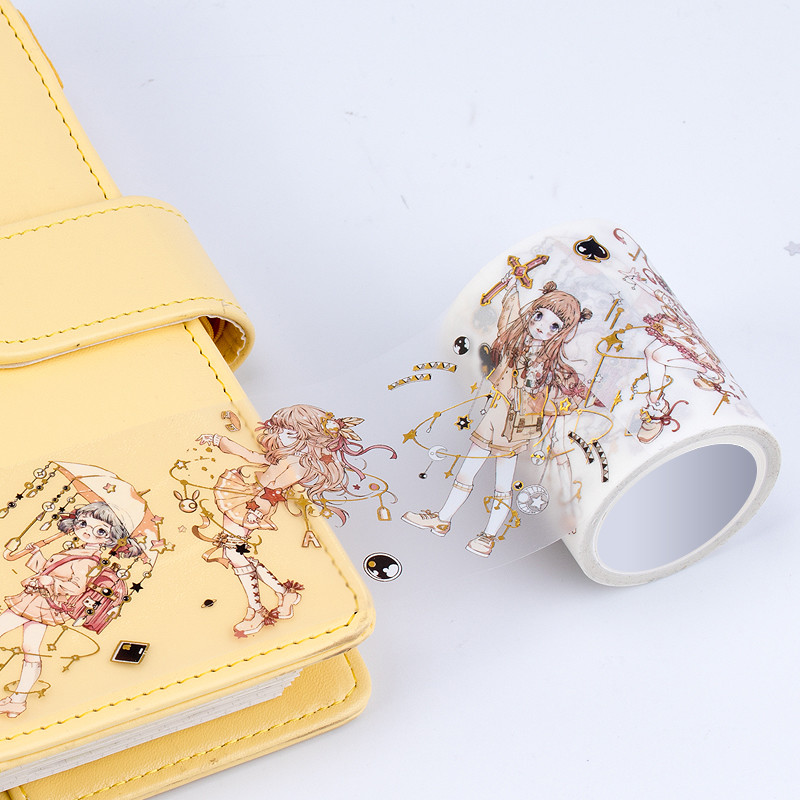 OEM Custom Printed Adhesive Japanese Colorful PET Washi Tapes