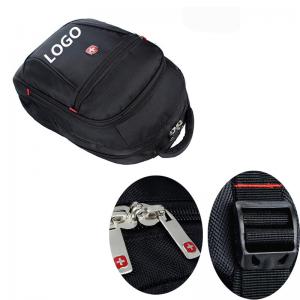 China High Quality Nylon Business Leisure Backpack Black Bags Logo Customized wholesale