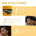 Vegan Edge Control Super Hold Hair Gel for All Ages Private Label Hair Styling