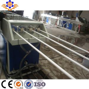China 250Kg/H Four Strands PVC Pipe Extrusion Line Electrical Conduit 37-55KW Motor Power wholesale
